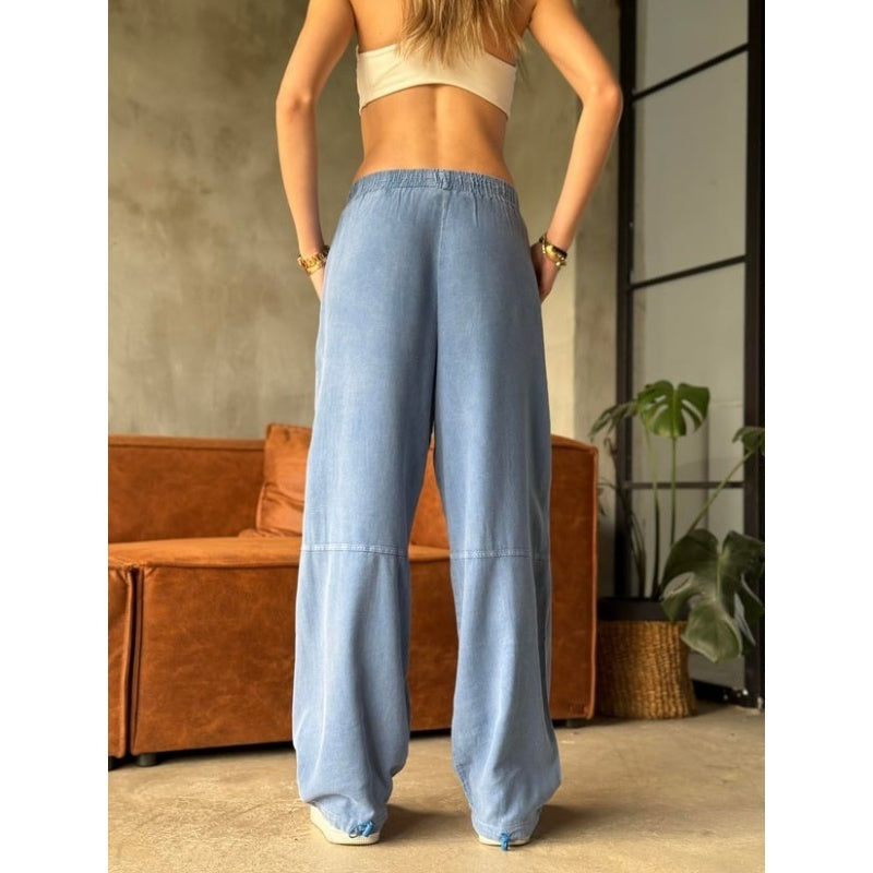 【S-3XL】👖Női laza, rugalmas derékú alkalmi nadrág