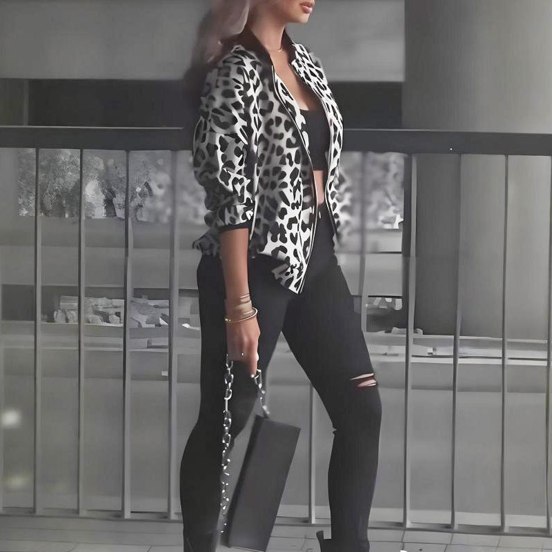 【S-3XL】🐆Női divatos leopárdmintás kabát