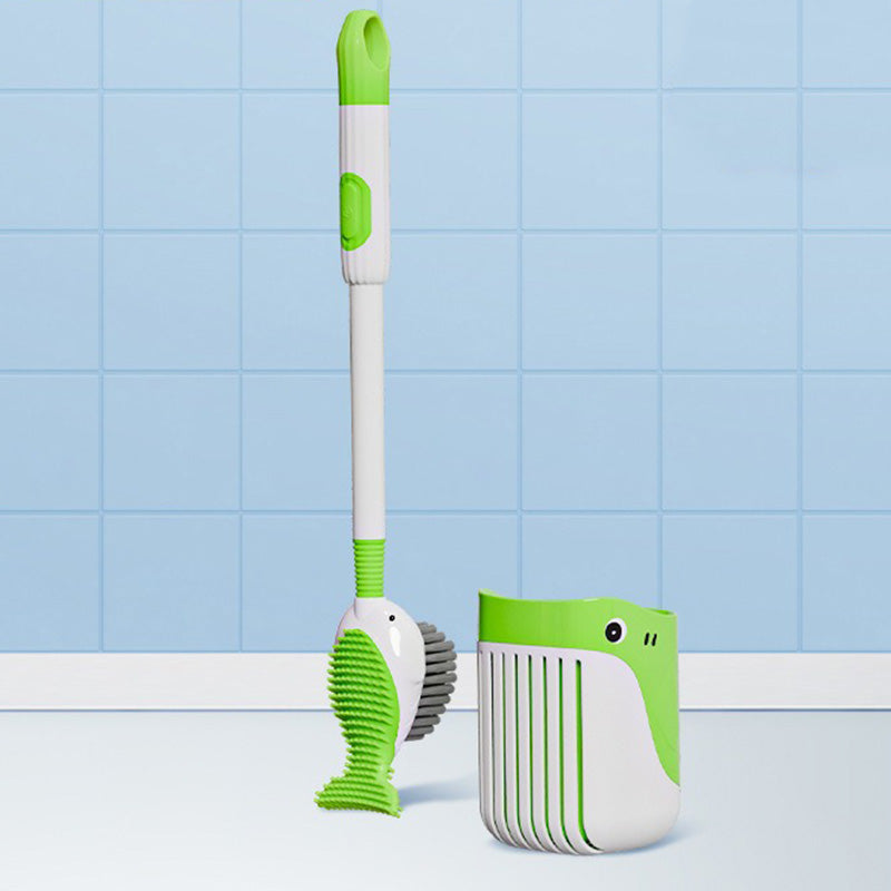 🍃 Falra szerelhető tapadókorongos WC tisztítókefe készlet