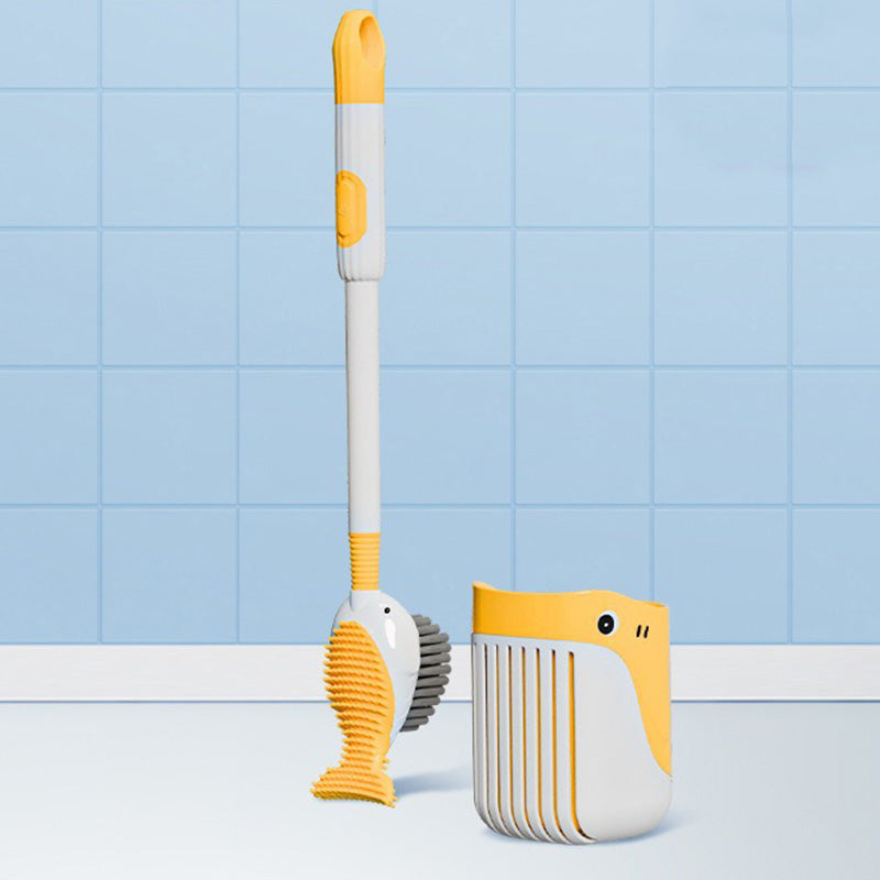 🍃 Falra szerelhető tapadókorongos WC tisztítókefe készlet