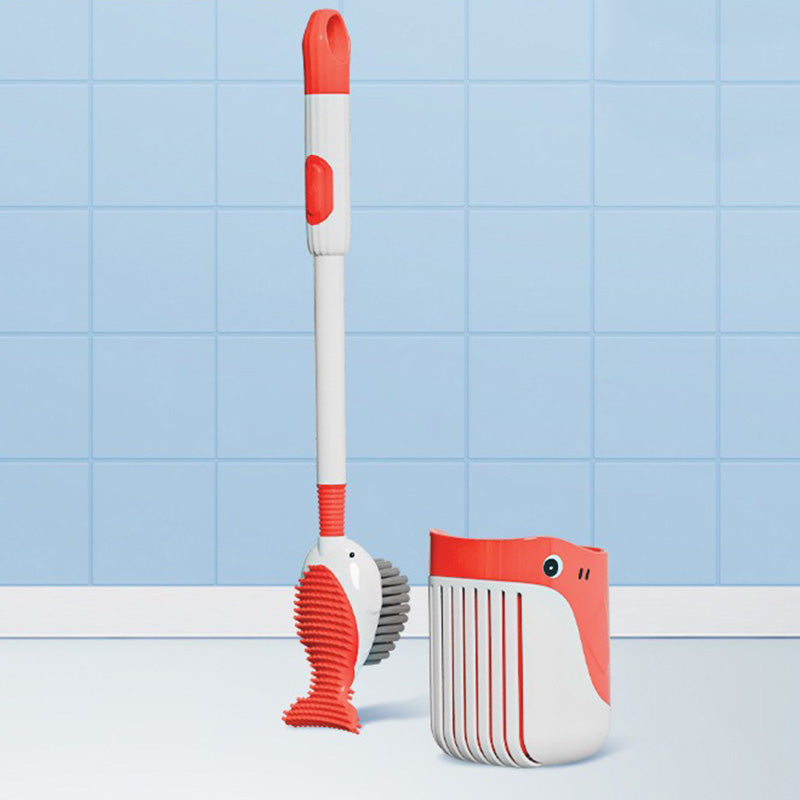 🍃 Falra szerelhető tapadókorongos WC tisztítókefe készlet
