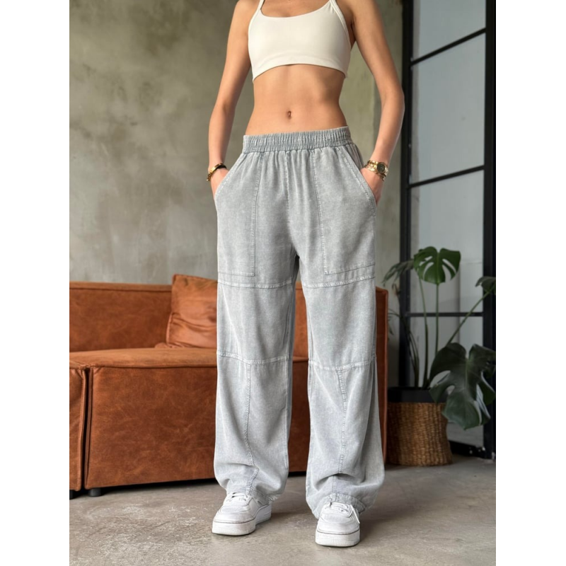 【S-3XL】👖Női laza, rugalmas derékú alkalmi nadrág