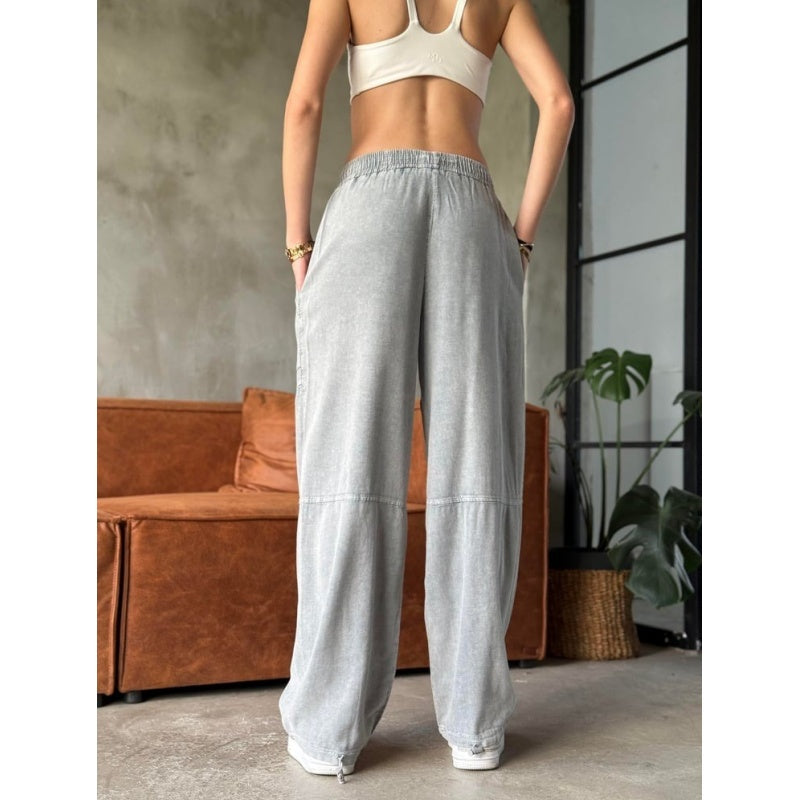 【S-3XL】👖Női laza, rugalmas derékú alkalmi nadrág