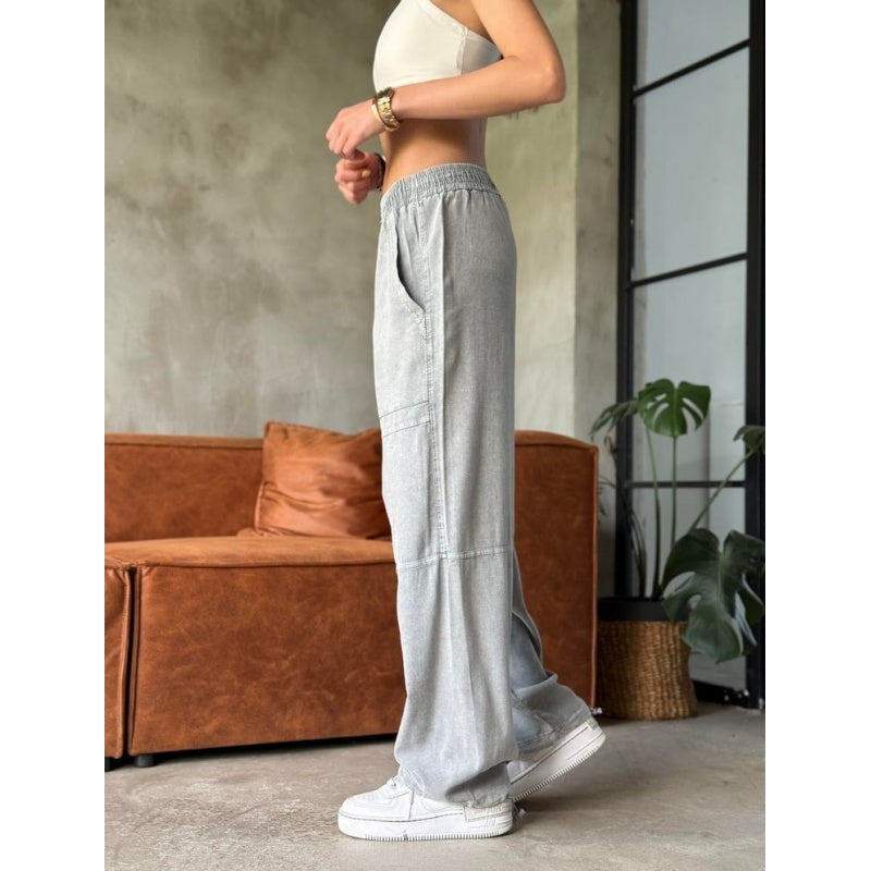 【S-3XL】👖Női laza, rugalmas derékú alkalmi nadrág