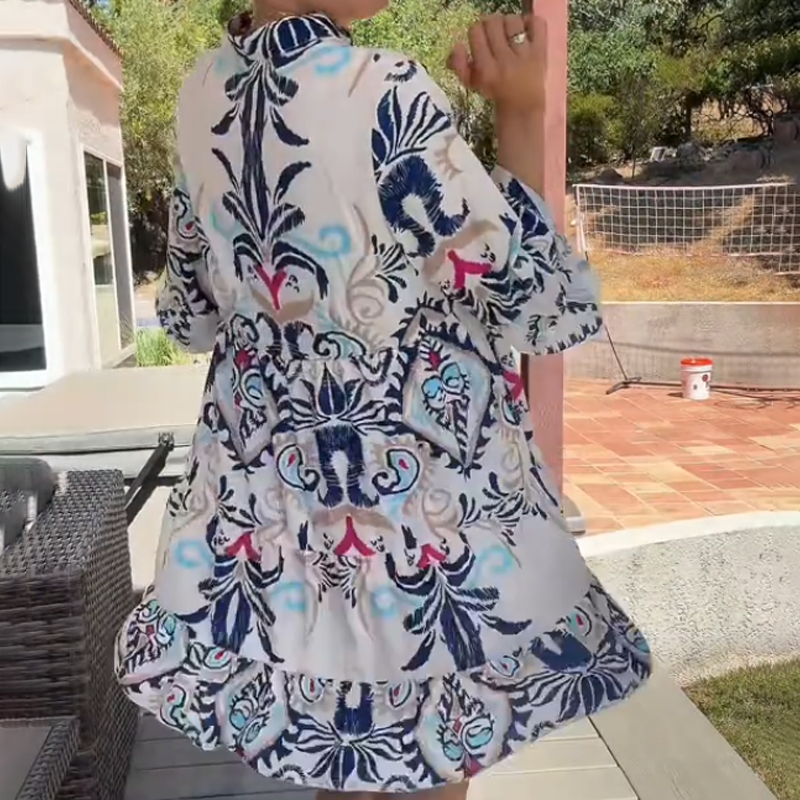 【S-2XL】🥀Alkalmi virágmintás ruha